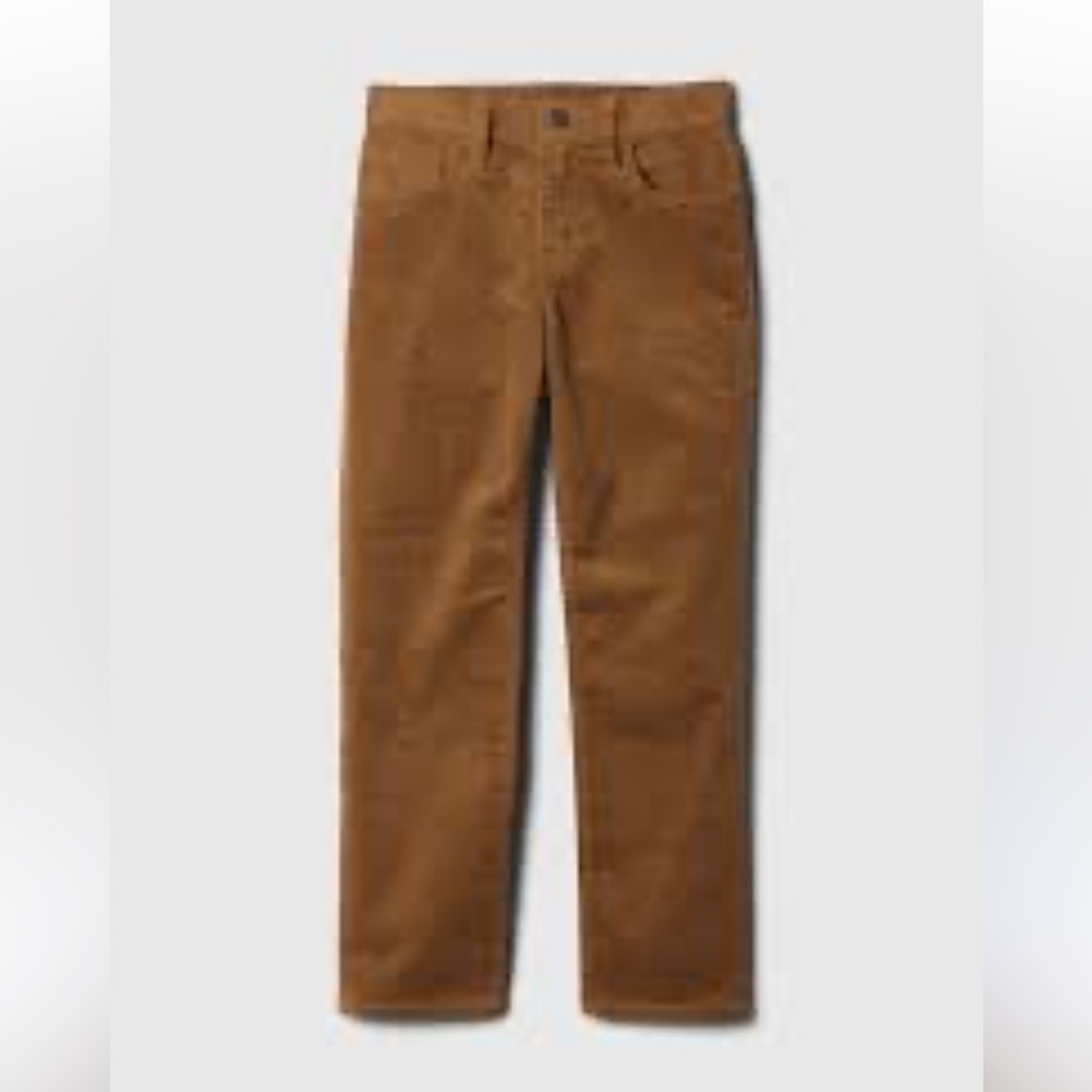 NWT Gap Boys Original Straight Corduroy Pants 14 Husky‎ Winter Stretch